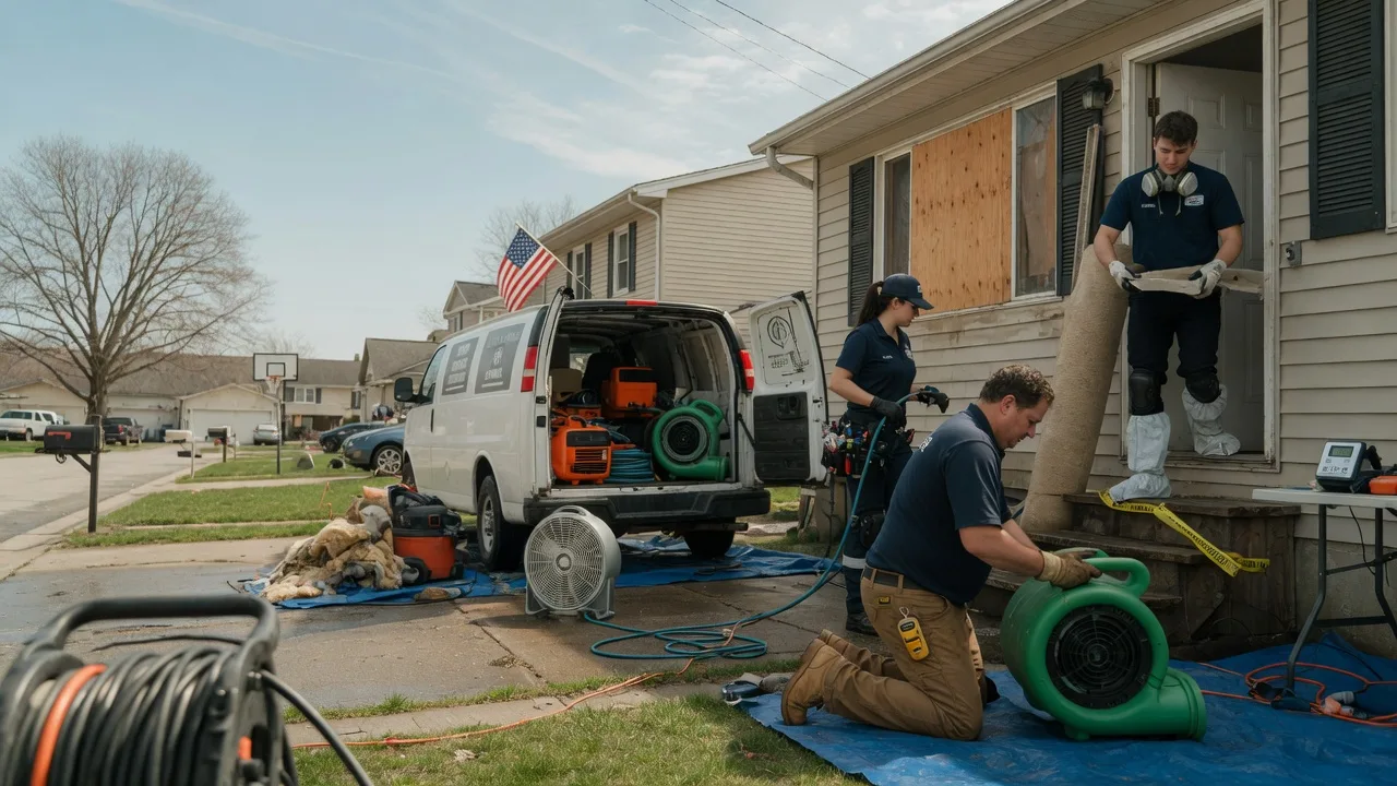 Water Damage Restoration in Muncie, IL near me